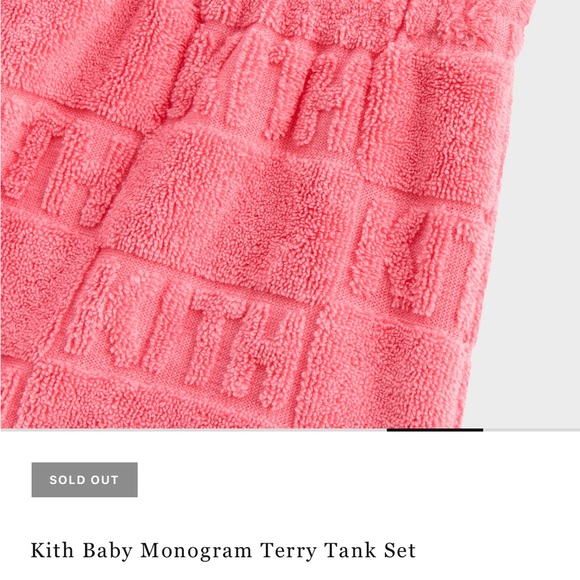 Kith Baby Monogram Terry Tank Set - Picture 3 of 5